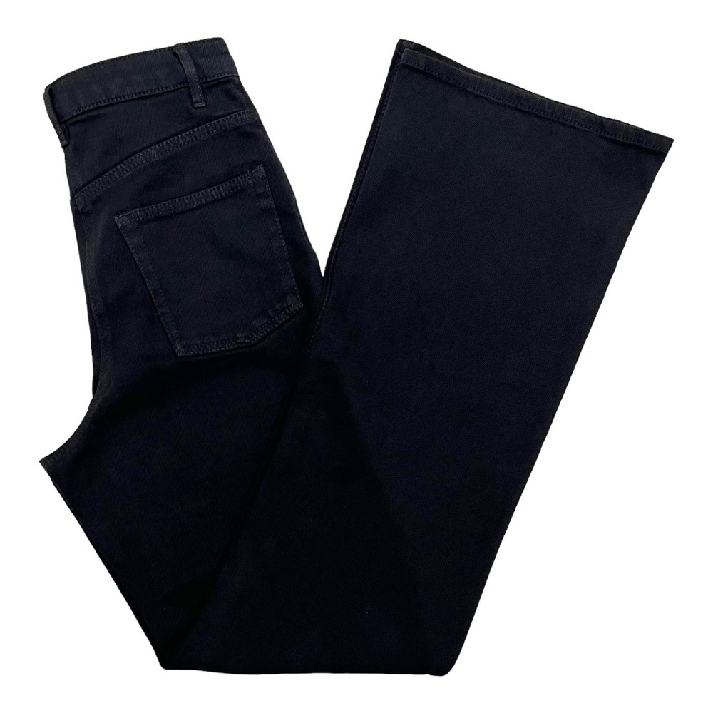 Aritzia Wilfred Free Twostep Flare Leg High Waisted Jeans Black Women’s Size 6 - Picture 7 of 13